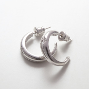 Sun Symbol Hoop Earring