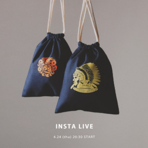 4.24 thu. Insta LIVEのお知らせ