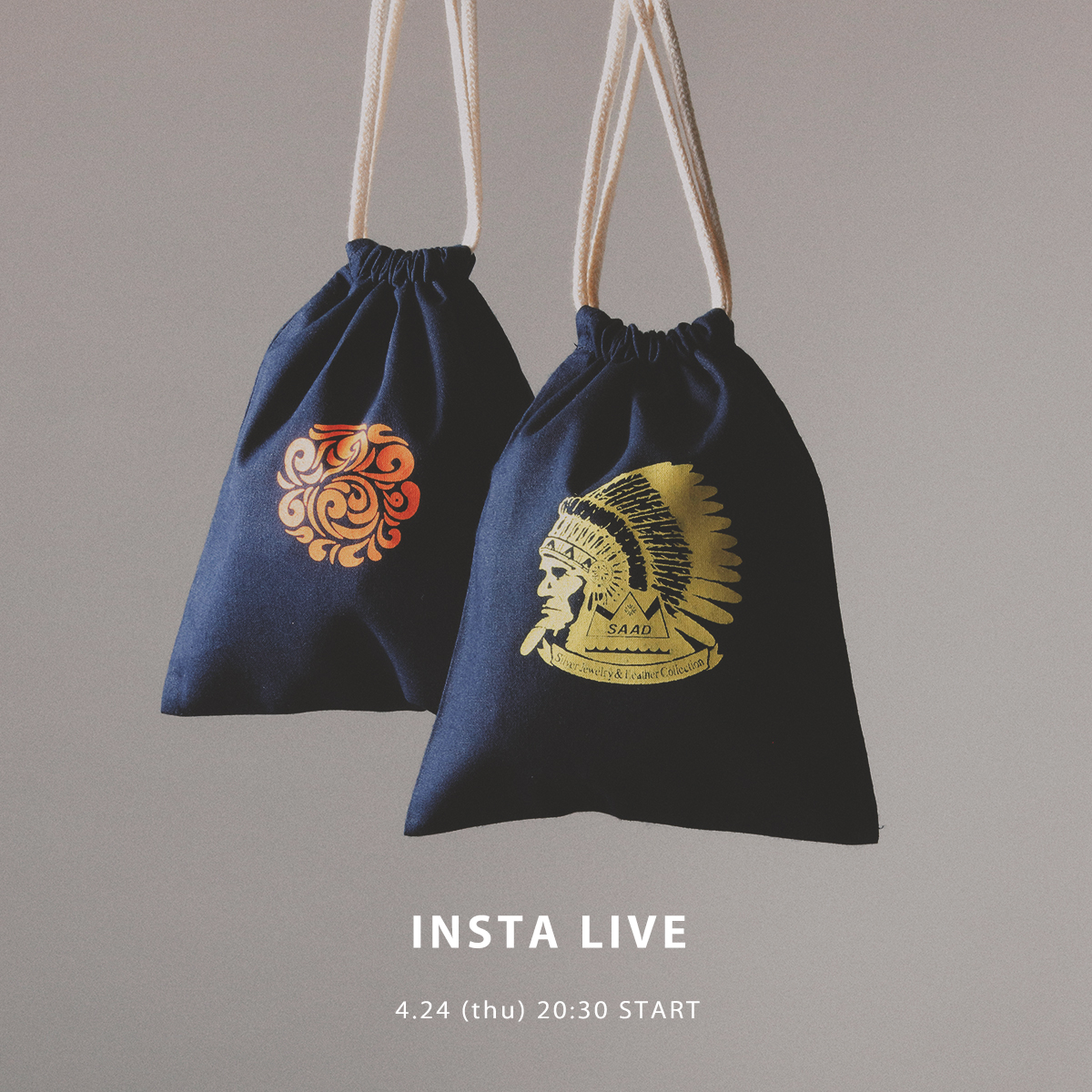 4.24 thu. Insta LIVEのお知らせ