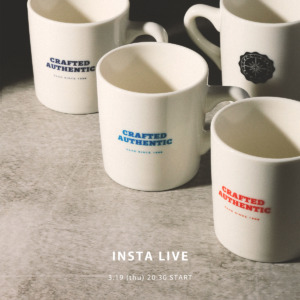 3.19 thu. Insta LIVEのお知らせ