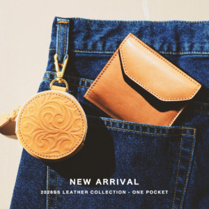 【 NEW ARRIVAL 】 2026SS SAAD LEATHER CAPSULE COLLECTION  「ONE POCKET」 / 8.1 Release