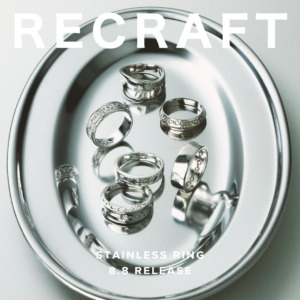 【 RECRAFT 】STAINLESS RING / 8.8 Release